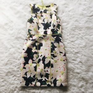 Jcrew Iconic Neoprene Floral Dress